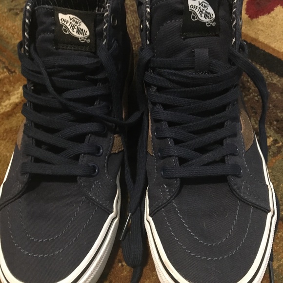 COPY - Vans high too navy blue size 6.5 ( womens 8) - Picture 3 of 8